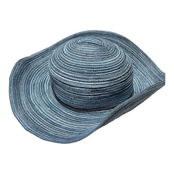 Rigon Headwear Women's Foldable Travel Packable Floppy Wide Brim Straw Sun Hat - Picture 4 of 8